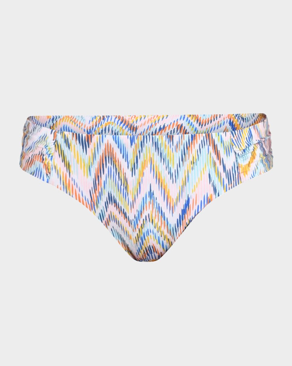 Soul Shirred-Side Hipster Bikini Bottoms